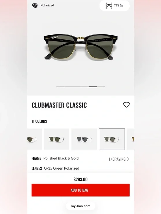 Ray-Ban Clubmaster Sunglasses - Picture 6 of 6